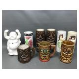 Vintage Benihana Buddha, Tiki Cups & More!