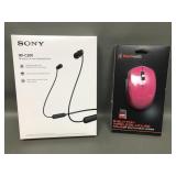 New Wi-c200 Wireless In Ear Headphones & Blackweb