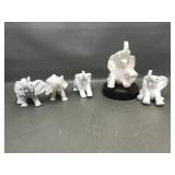 Opalescent Porcelain Elephant Sound Statue & More!