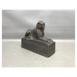 Decorative Egyptian Sphix Pharaoh Khafre Faux Onyx