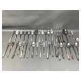 Vtg Manor Plate Triple Silver-plated Silverware