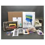 Vtg Rhinestone Setter, Strathmore Drawing Pad &