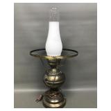 Vtg-style Brass Electric Table Lamp