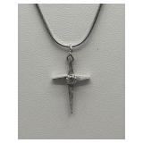 Sterling Silver Cross Necklace