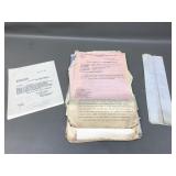 Vtg D.l&w.r.r Co. Law Department Documents 1956
