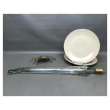 Glass Fish Bottle, Brass Crab Ashtray & More!