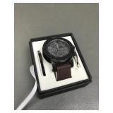 Techno King Quartz Black Crystal Men's Watch In Bx