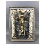 1877 Thy Kingdom Come Diorama Crucifix