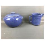 Vintage Cobalt Blue Stoneware Pieces *note