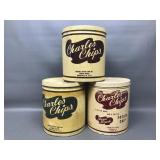 Vtg Charles Chips 1 Lb Tin