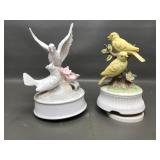 Vtg Arnart 1990 Dove Music Box & More