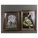 One Of A Kind Owl & Wolf Decoupage
