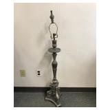 Vintage Baroque Style Candlestick Table Lamp