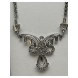 Sterling Silver Art Deco Necklace