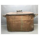 Antique Copper Wash Boiler Tub