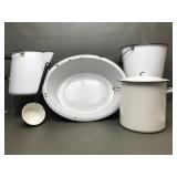 Vtg Primitive Enamelware