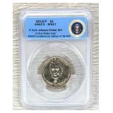 2015-P $1 Dollar ANACS MS67 Lyndon B. Johnson