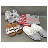 New Avon Ladies Slippers & Sandals 7/8 & Med Pj's