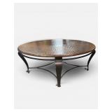 Bernhardt 'Clark' Copper coffee+end table