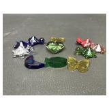 Small Decorative Carnival Glass Turtles & More