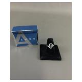 Sterling Silver Fire Topaz Ring Size 7