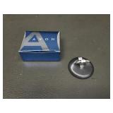 Avon Sterling Silver Channel Cz Ring Sz 5