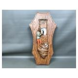 Plaster Wall Relief Jockey & Horse Wall Plaque