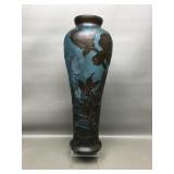 Emile Galle Style Art Glass Vase