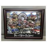 Pubs Of Motor City Detroit Wall Art Print