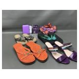 New Avon Size 7/8 Sandals, Pedicure Kits &  More!