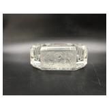 Art Deco Bohemian Crystal Zodiac Ashtray