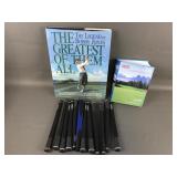 New Golf Grips & Hard Cover Books