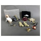 Vintage Figural Avon Brooches & More