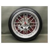 Out Of The Blue Brand Wheel Tire Clock