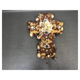 Mexican Ceramic Day Cross, Likely From Metepec