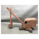 Vintage Structo Pressed Steel Toy Steam Excavator