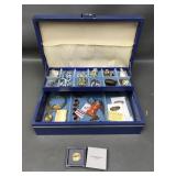 Vintage Avon Jewelry Box W Costume Jewelry
