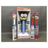 Giant Pez Minion Dispenser & Mini Christmas Pez
