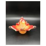 Mcm Italian Murano? Art Glass Ash Tray Bowl