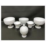 Vintage Milk Glass Pieces