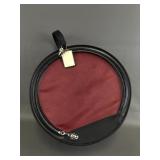 Vintage Round Red Carry On Hat Box