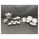 Vtg 1950's Toy China Tea Set