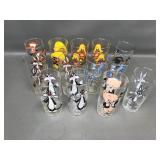 Vintage 1970's Pepsi Looney Toons Glasses