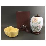 Chrysanthemum Porcelain Ginger Jar & More
