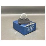 Vtg Avon Sterling Silver Princess Cut Cz Ring Sz 9