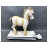 September Woods Handcrafted Wooden Horse Sculpture