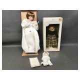 Adorable Memories Porcelain Doll & Avon..