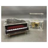 Vintage Acrylic Music Piano By Sankyo & More