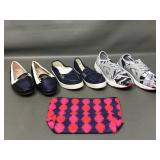 Sz 8 Avon Cushion Walk Shoes & Cosmetic Bag