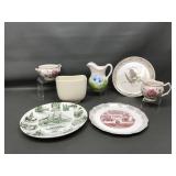 Johnson Brothers Pitcher 'rose Chintz' & Wisconsin
